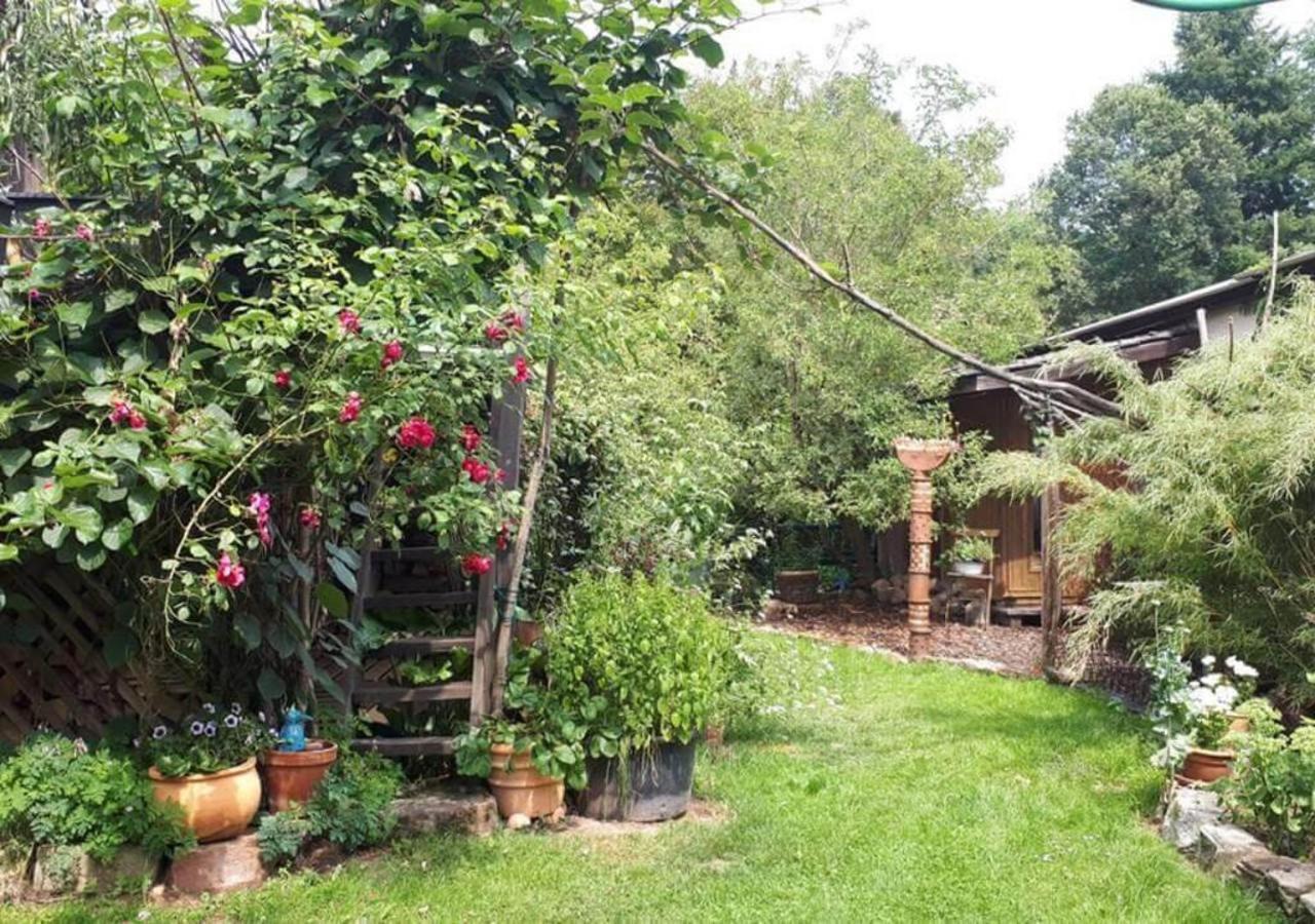 Aeltestes Haus In Quentel - Ferienwohnung 1 Mit Kleinem Garten Lichtenau Exterior foto